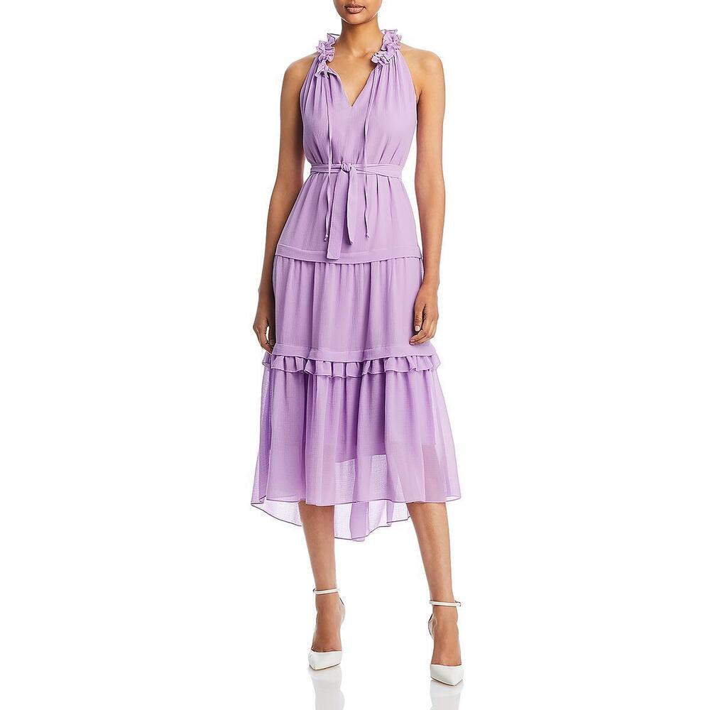 Kobi‎ Halperin Vale Sleeveless Crinkle Midi-Dress Size XL